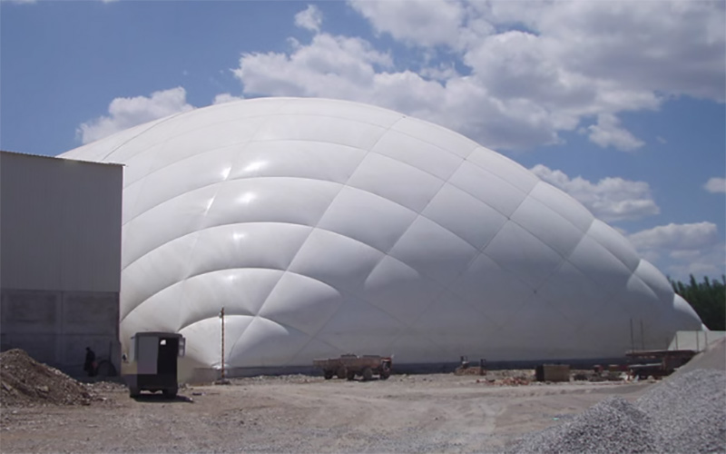 Environmentally Friendly Construction Foundation Pit Air Dome Structure Tent