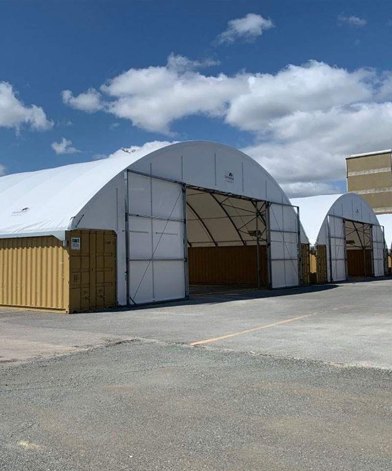 Outdoor PVC Container Shelter Tent