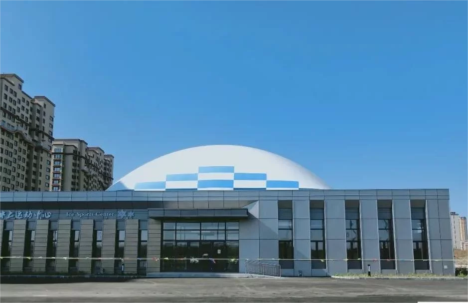 Dual Inflatable Air Domes for Basketball and Badminton