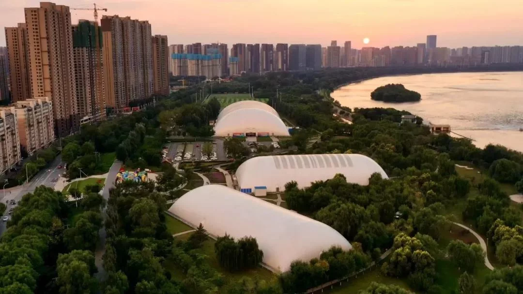 PVDF Air membrane Dome for Basketball & Badminton Stadium