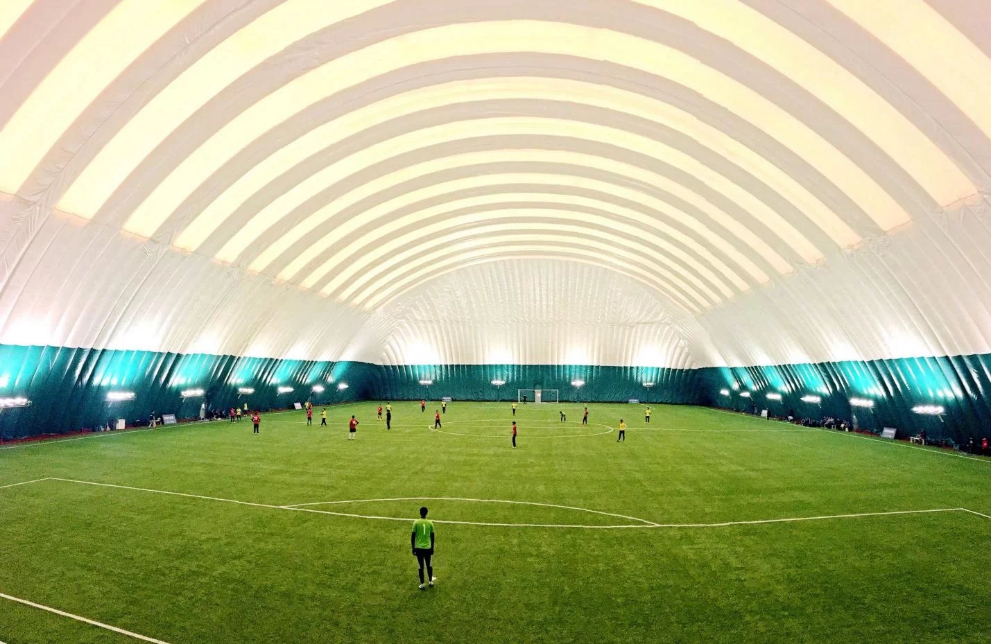 PVDF Air Membrane Sports Domes at Rooftop