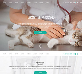 宠物医院营销型网站